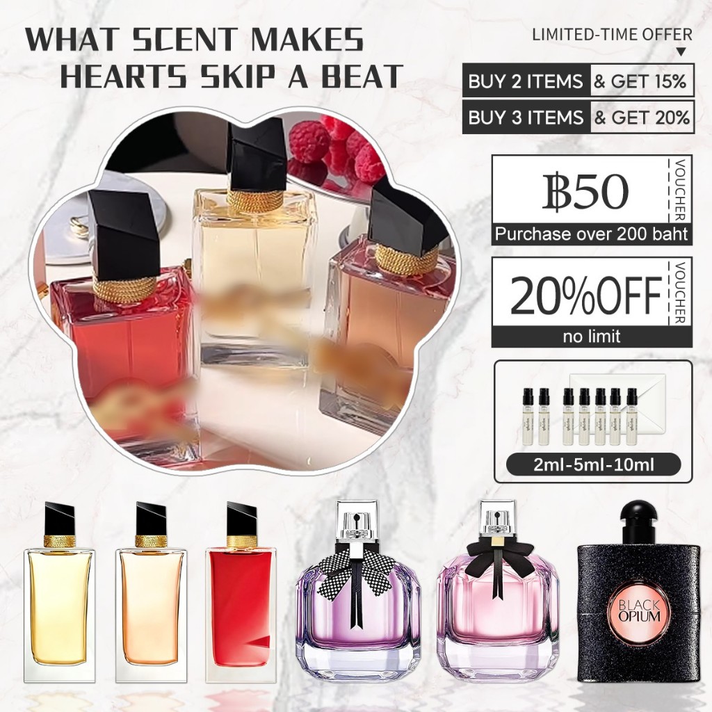 🔥น้ำหอมขายดี พร้อมส่ง  Mon Paris Couture & Libre Eau de Toilette EDP|EDT 2ml/5ml/10ml น้ําหอมผู้หญิง