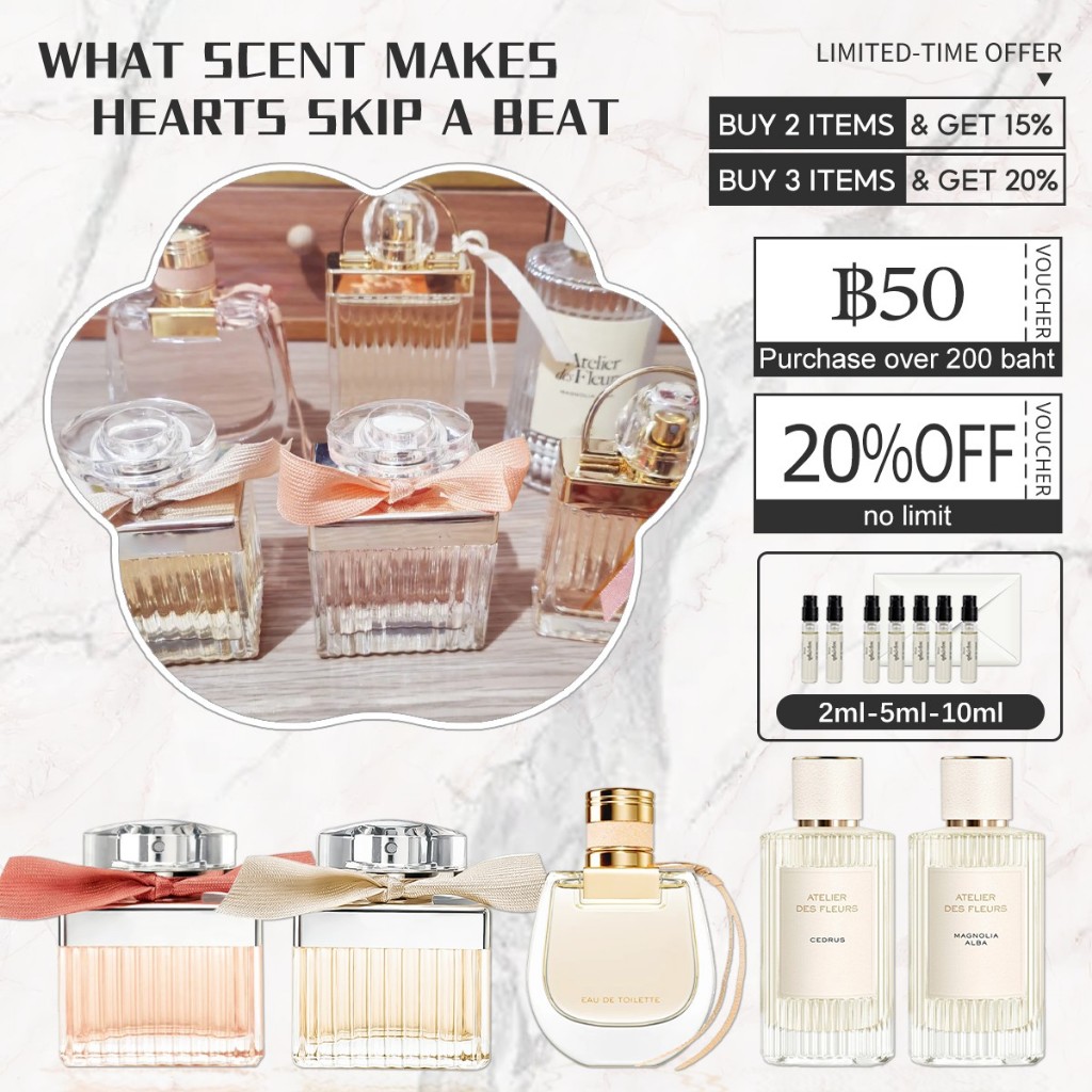 🔥น้ำหอมขายดี พร้อมส่ง Nomade & Roses De & Fleurs Cedrus EDP 2ml/5ml/10ml น้ําหอมผู้หญิง การแบ่งปันน้