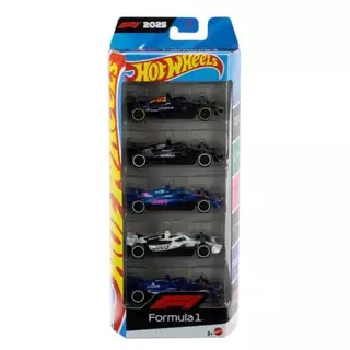 Hot Wheels Formula 1 5-Pack (JLN11) รถฮอตวีลส์ ฟอร์มูลาวัน แพ็ก 5 คัน (JLN11)