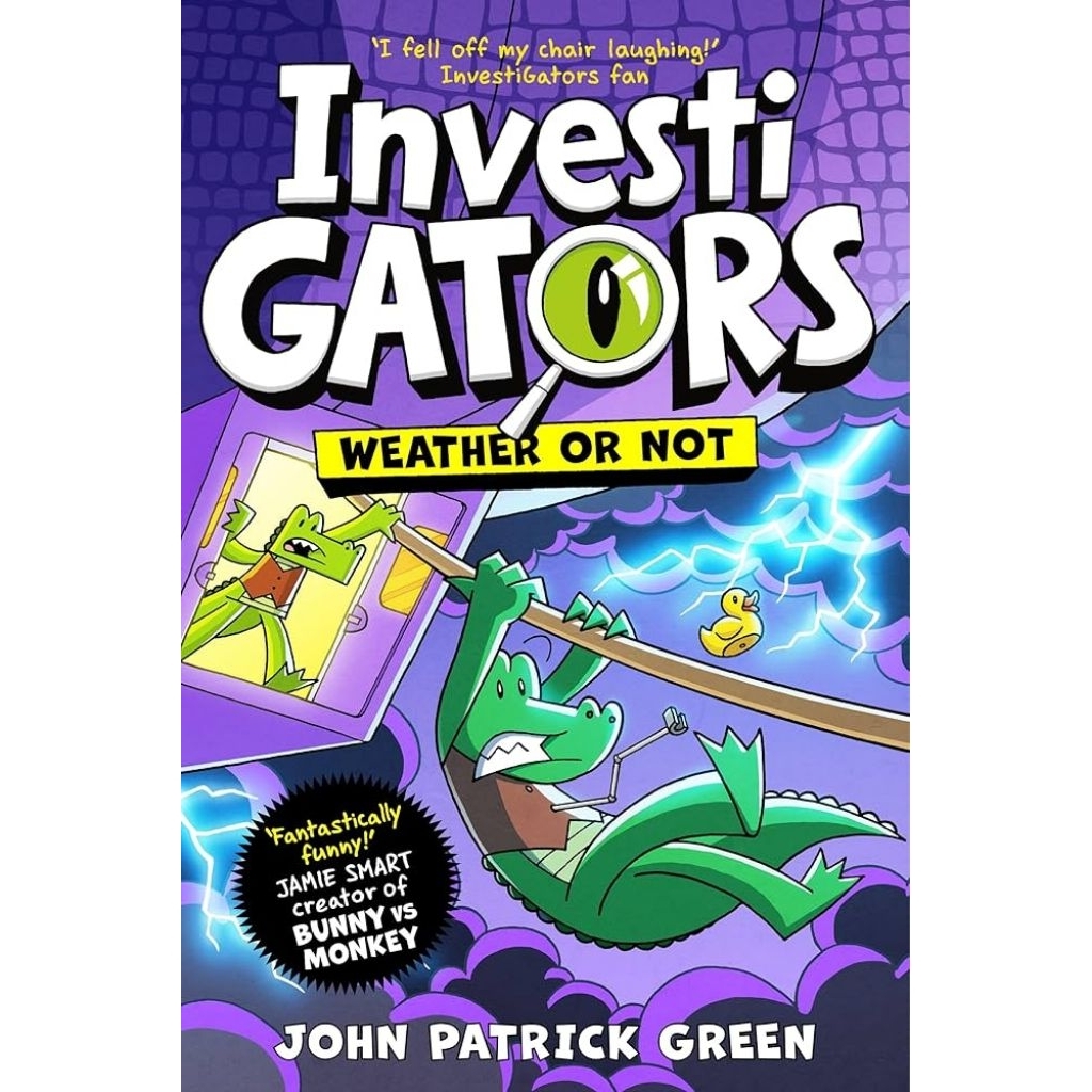 New!! Weather or not (book 10) InvestiGators English Comic book from John Patrick Green ปกแข็ง ภาพสีทั้งเล่ม มือหนึ่ง