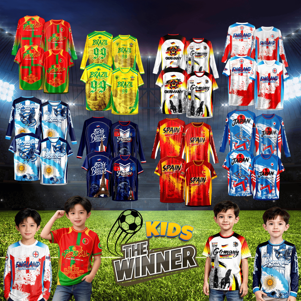 เสื้อบอลเด็ก ลาย ทีมชาติ 2026 เสื้อใส่เชียร์