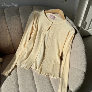DOPEY.PUFFY / COZY CARDIGEN เสื้อแขนยาวผ้าฉลุ