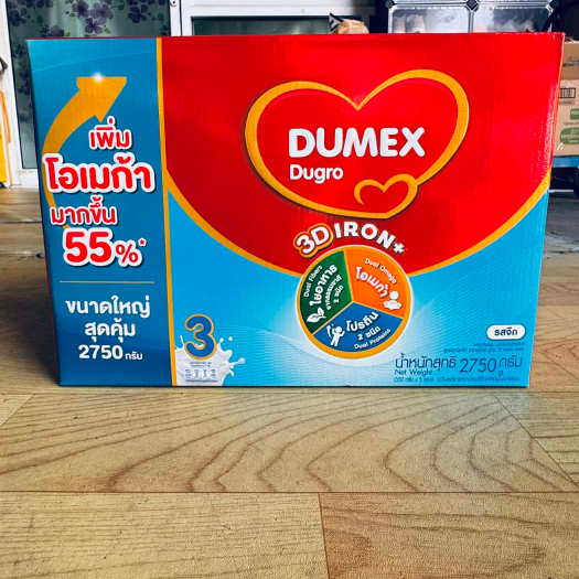 Dumex ดูโกร ขนาด 550g / 2,750g (550g x 5 ถุง)สูตรใหม่ exp 06-2027