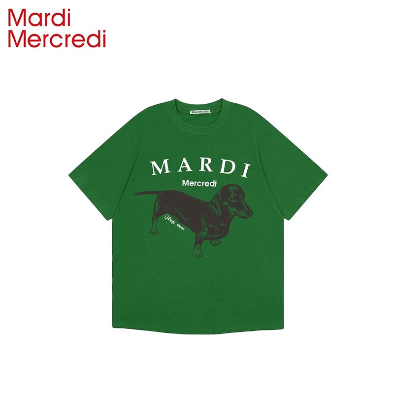 MARDI MERCREDI TSHIRT✨พร้อมส่ง✨Ddanji ลายดัชชุน ของใหม่ ของแท้ 100%