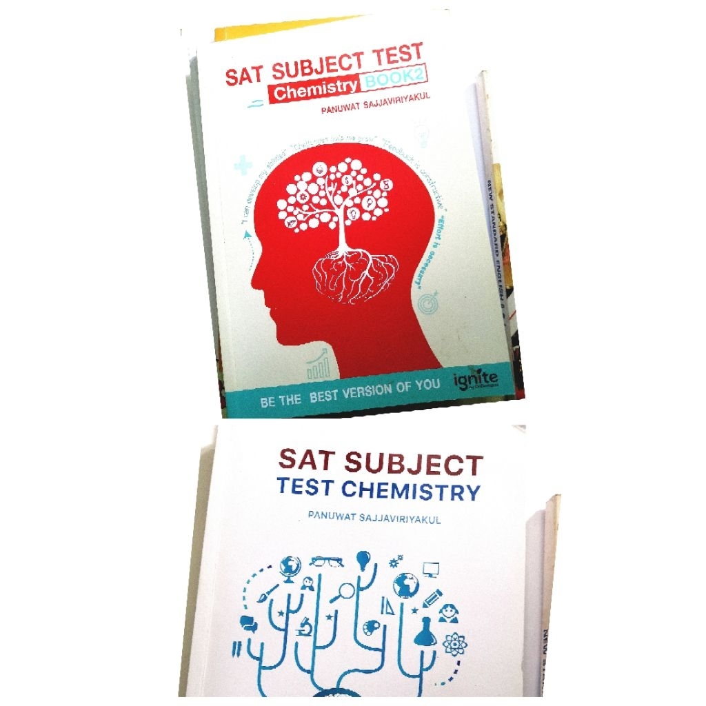 Sat​ subject​ test​ Chemistry​ book1, 2​ ignite​ by​ Ondemand​(1ชุดมี2เล่ม​)