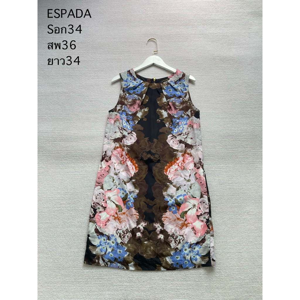 ESPADA เดรสซิปหลัง ผ้าใส่สบาย สภาพดี