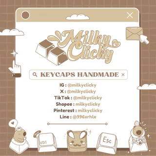 Cream soda mechanical Keycap คีย์แคปครีมโซดา🍨 [คีย์แคปเมคานิคอล]