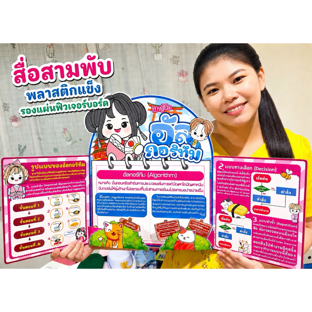สื่อการสอนวิชาเทคโนโลยีวิทยาการคำนวณ มารู้จักกับอัลกอริทึม