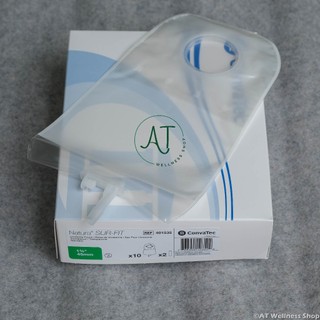 Convatec ถุงปัสสาวะหน้าท้องแบบแยกแป้น ชนิดใส ปลายงอ ขนาด 45 มม. REF.401535(เฉพาะถุง) (1 ถุง)