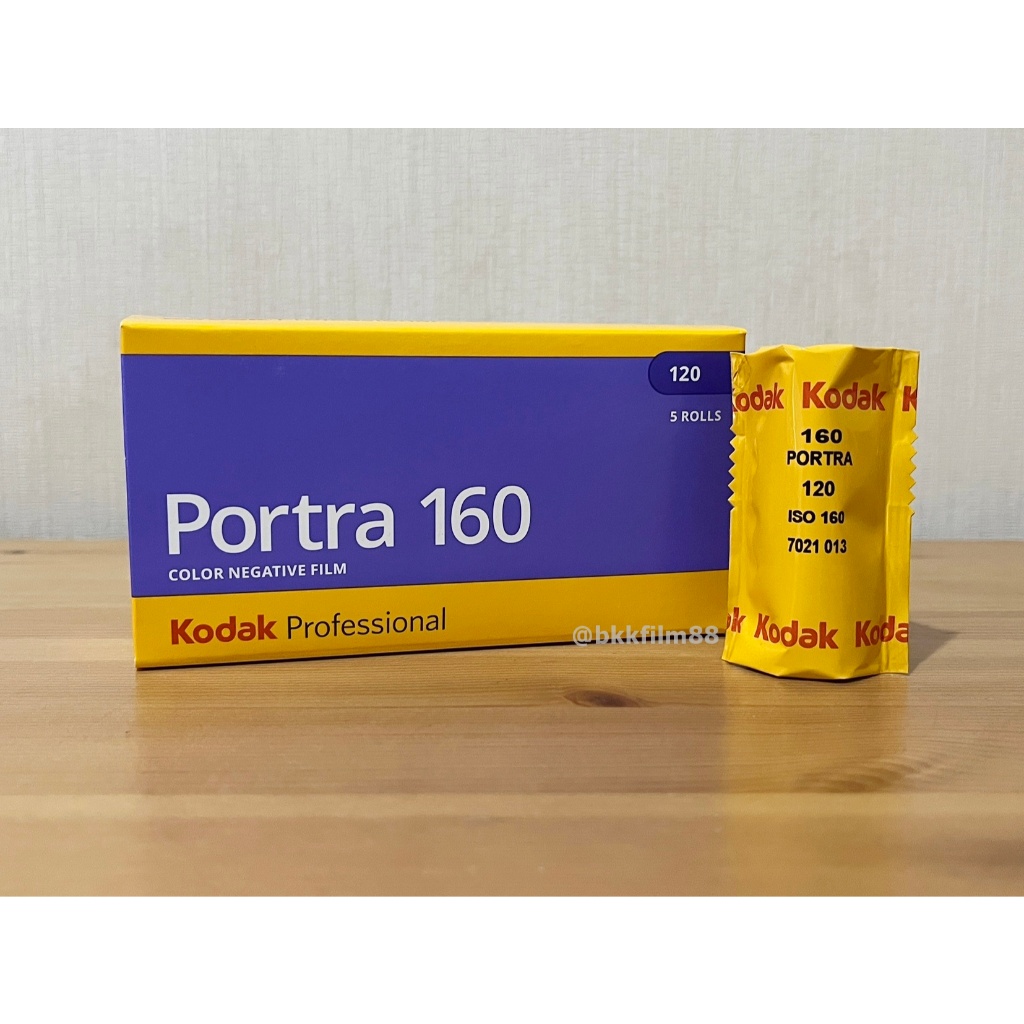 ฟิล์มสี 1 pack 5 ม้วน Kodak Portra 160 Professional 120 Color Film ฟิล์มถ่ายรูป