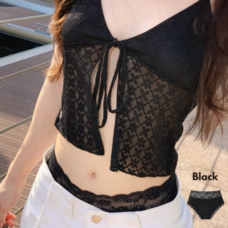 Angel Panty Babe Vibe | กางเกงในลูกไม้เอวสูง ขอบเอวแต่งลูกไม้ พรางหน้าท้อง ใส่สบาย ลุคหวานละมุน เซ็กซี่เบา ๆ