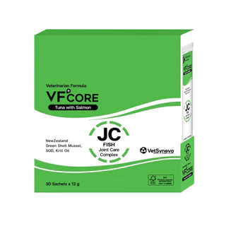VFcore ยกกล่อง(12gx30ซอง) ขนมแมวเลียแบอาหารเสริมแมว L-Lysine เสริมภูมิ/RB บำรุงเลือด/JC บำรุงข้อต่อ/Feline Vitality