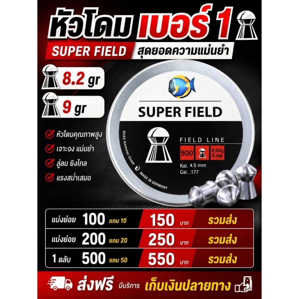เบอร์ 1 หัวโดมทุ่นตะกั่วตกปลา