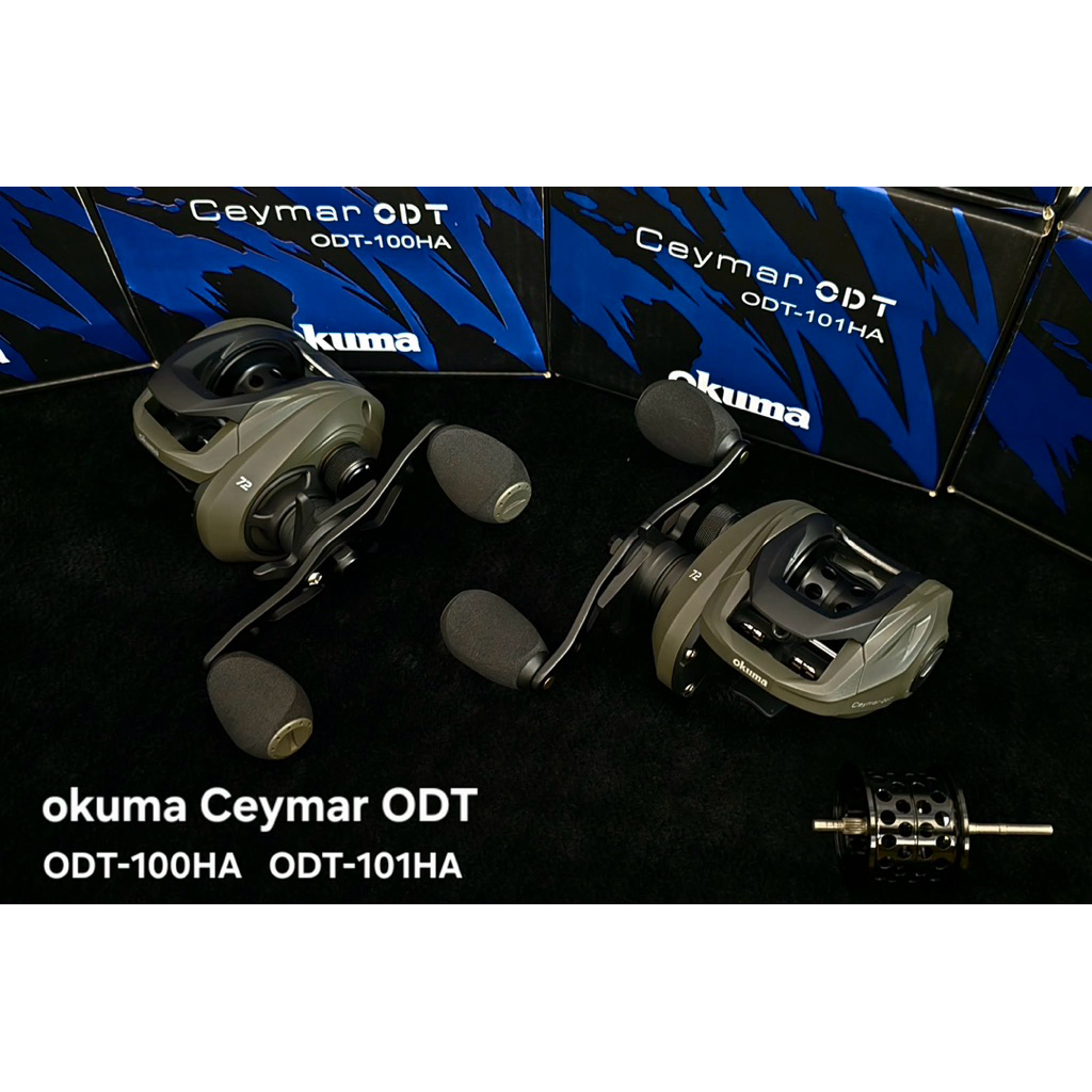 okuma Ceymar ODT 100-HA 101-HA รอกเบทหยดน้ำ