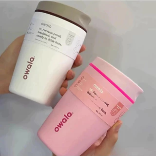 Owala SmoothSip Slider ขวดน้ำกันรั่วซึม ขนาด 12oz ไม่มีหลอด ทนความร้อน แข็งแรงทนทาน