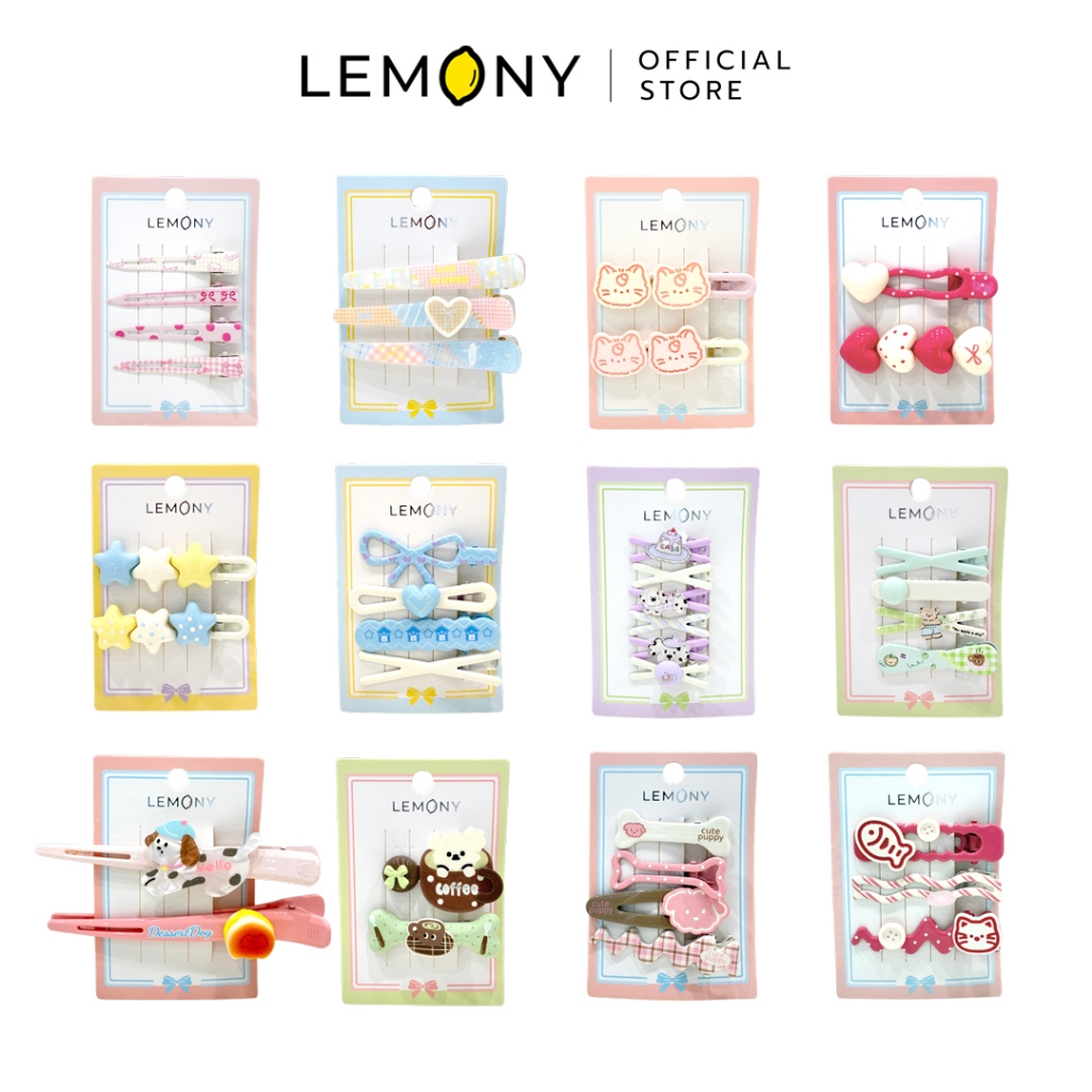 LEMONY กิ๊บติดผม กิ๊บหนีบผม ซีรีส์ Little Girl
