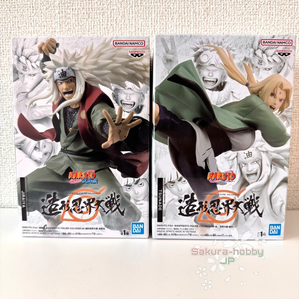 NARUTO - BANPRESTO FIGURE COLOSSEUM Zoukei Ninkai Taisen JIRAIYA / TSUNADE Premium Figure [BANPRESTO