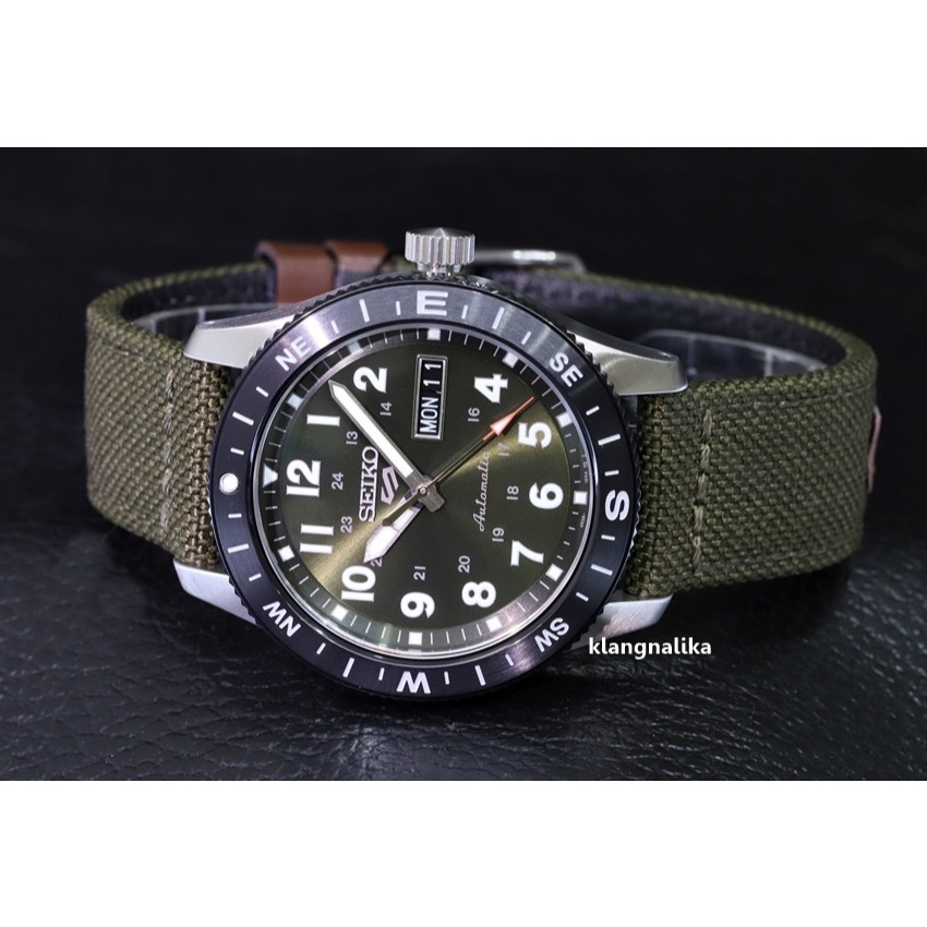 นาฬิกาข้อมือ Seiko 5 Sports Field with Compass bezel รุ่น HDB008K