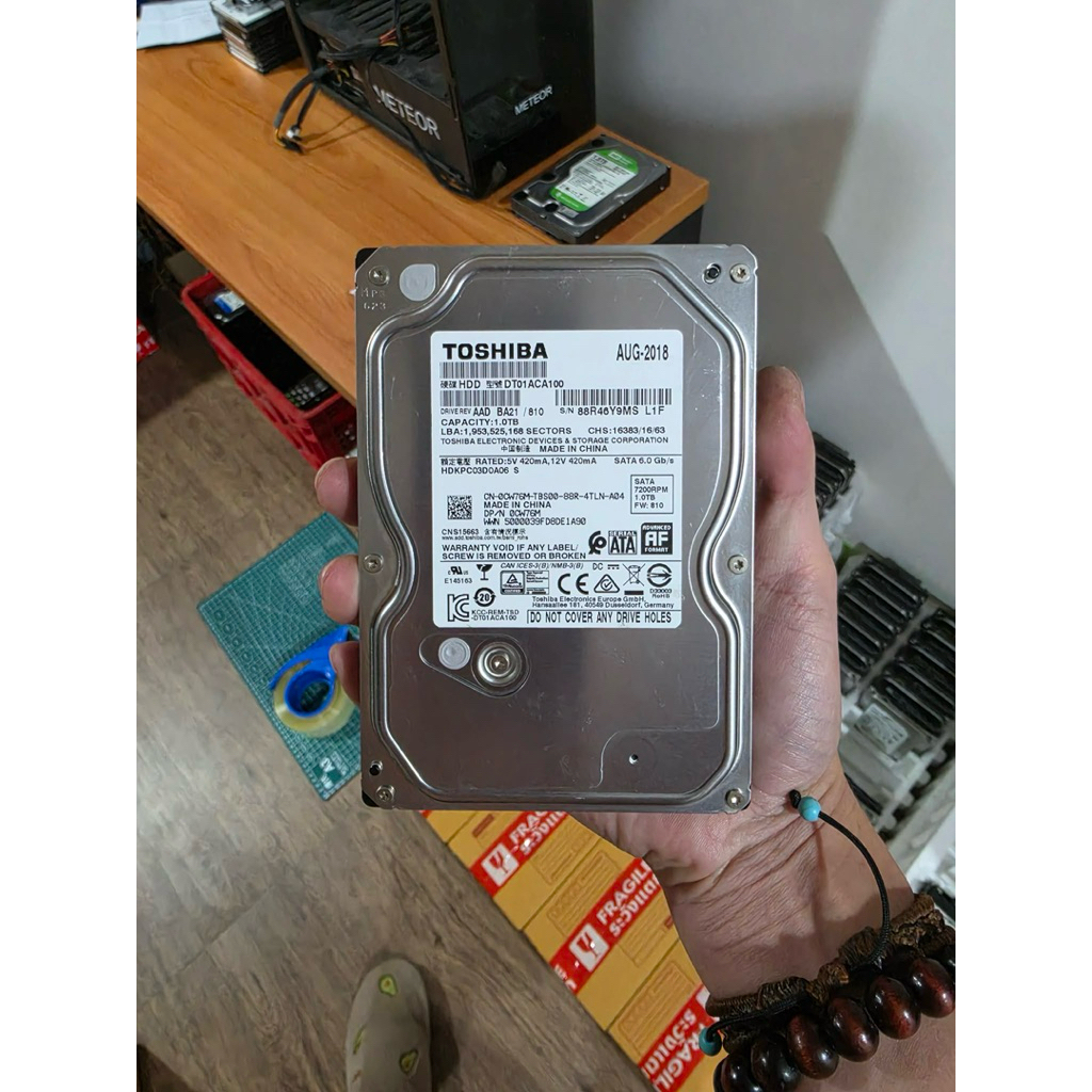 Hdd Toshiba 1tb / 2tb 7200Rpm (มีรุ่นใส่กล้องวงจรปิดได้)