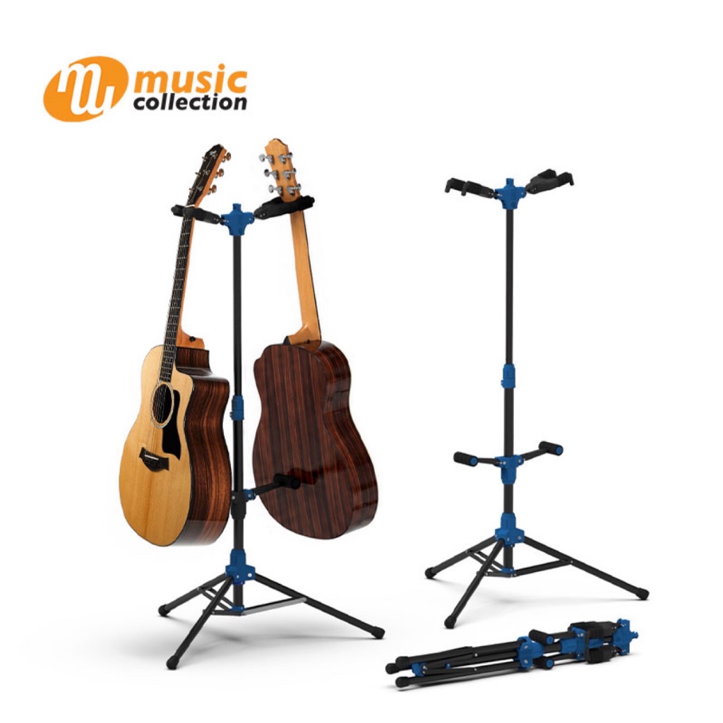 ขาตั้งกีตาร์ MUSIC COLLECTION MC-212 AUTO LOCK DOUBLE GUITAR STAND
