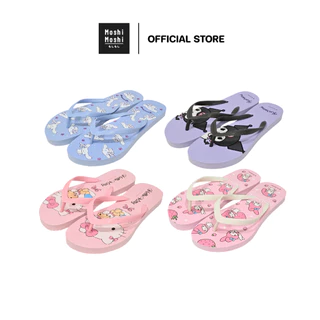 Moshi Moshi รองเท้าแตะหูหนีบ รองเท้าแตะแฟชั่น ลายลิขสิทธิ์แท้จากค่าย Sanrio รุ่น 6100007485-7507