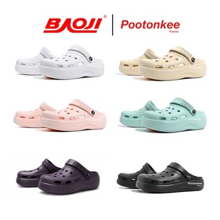 BAOJI บาโอจิ  รุ่น BO37- 807 รองเท้าแตะ รองเท้าหัวโตผู้หญิง