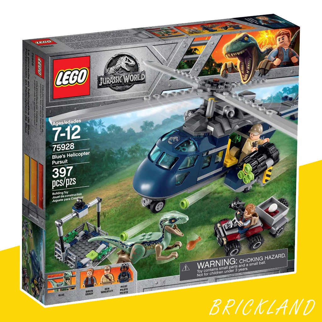 LEGO Jurassic World 75928 Blue's Helicopter Pursuit ของแท้ 100% พร้อมส่ง