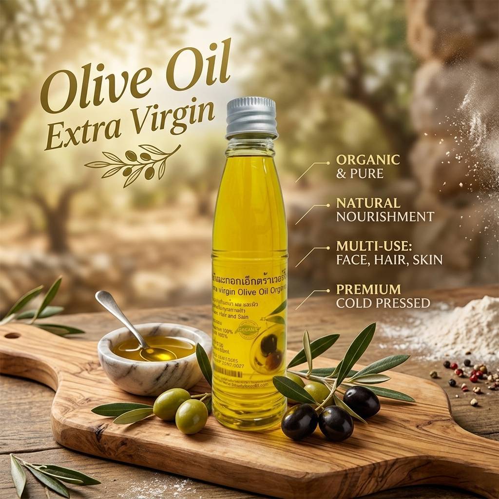 น้ำมันมะกอกextravirgin น้ำมันมะกอกเอ็กตร้าเวอร์จิ้น ออแกนิกส์ Olive Oil Extra virgin organic pure