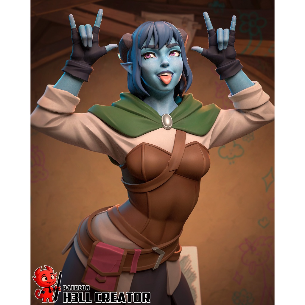 Jester : Model Figure Resin โมเดล ผลิตตามสั่ง Bust DnD