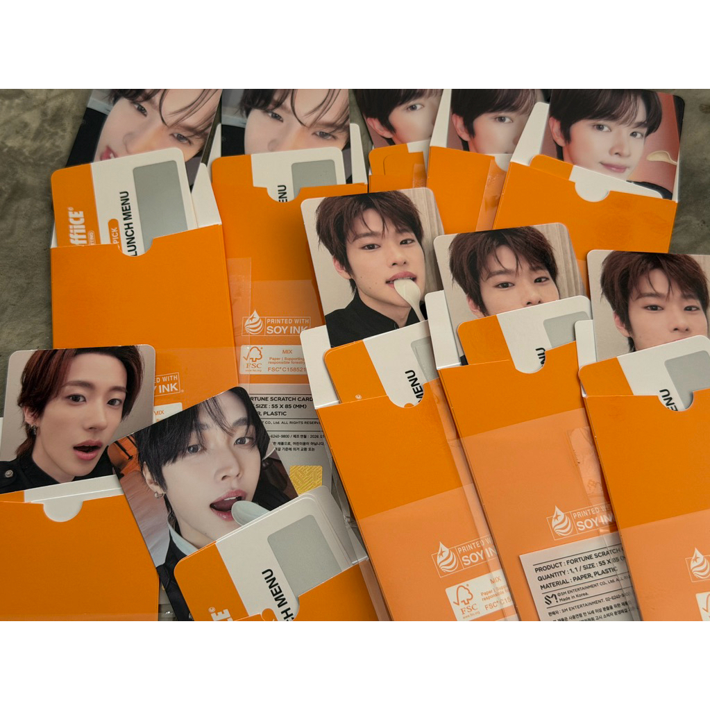 fortune scratch card การ์ดจากงาน RIIZE 1000 DAYS FAN PARTY : Riize Offiice (kick-off meeting) *แบบแกะแล้ว/เลือกเมมเบอร์*