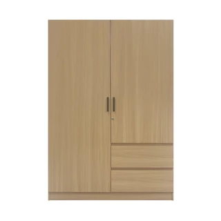 [จัดส่งพร้อมประกอบ] FURDINI ตู้เสื้อผ้า 2 บานเปิด FURDINI GOOD 120 ซม. สี NT OAK จัดส่งโดย HomePro