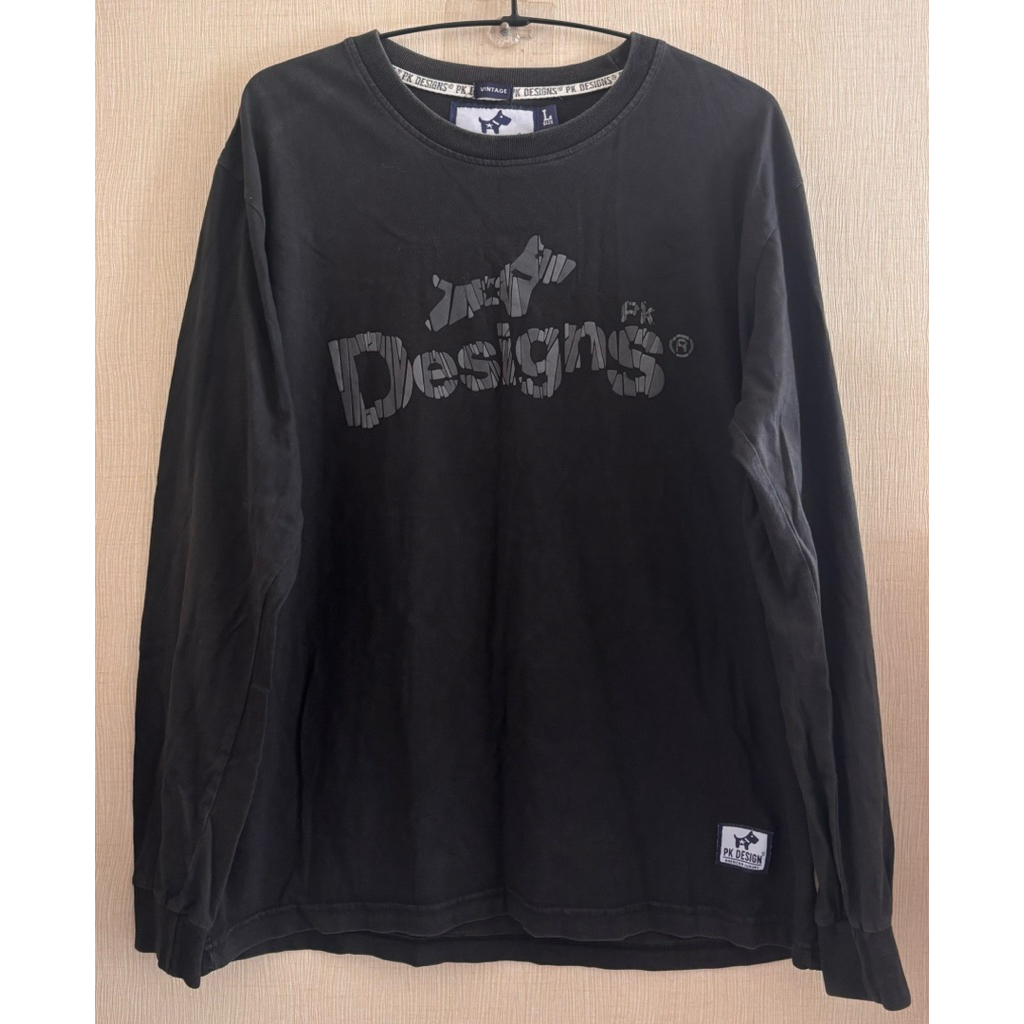 เสื้อยืด PK Design มือสอง size L อกหน้าผ้า 41