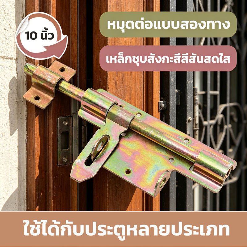 Xanto นิ้วล็อกอัตโนมัติทั่วไปสำหรับประตูและหน้าต่าล็อกประตู / ล็อกประตูเหล็กล็อกหน้าต่างป้องกันขโมย