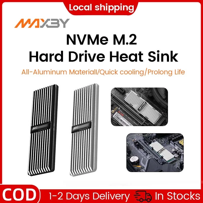SSD หม้อน้ำปะเก็นเดสก์ท็อปคอมพิวเตอร์ M.2 SSD เสื้อกั๊กหม้อน้ำ NVMe PCIe SSD 2280 ระบายความร้อนอย่างรวดเร็ว