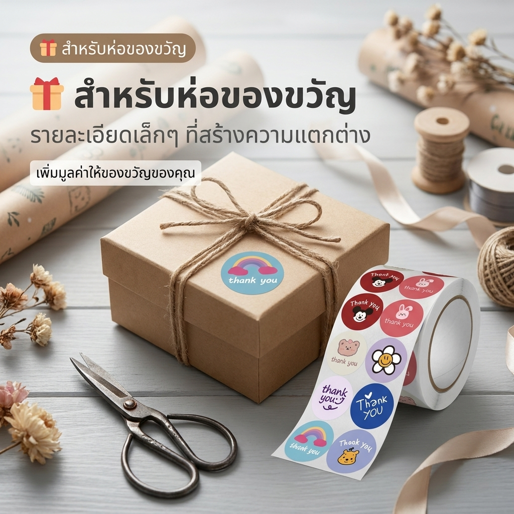 สติ๊กเกอร์ลายการ์ตูน