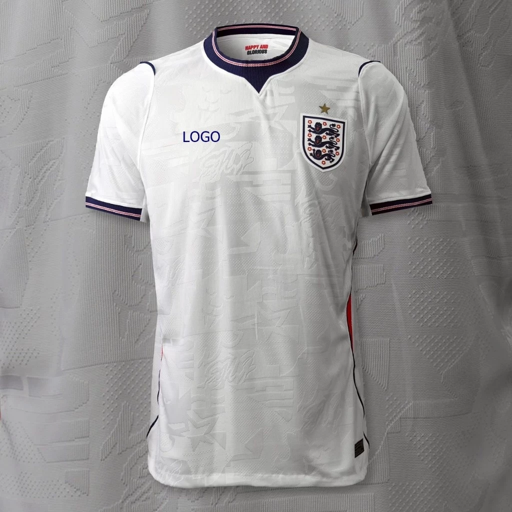 New! Player [สต็อกในไทย]เสื้อฟุตบอล งานเกรดเพลเยอร์นักเตะสีขาว เสื้อกีฬาคุณภาพพร้อมโลโก้ พร้อมรีดเบอร์ชื่อได้ทุกตัว
