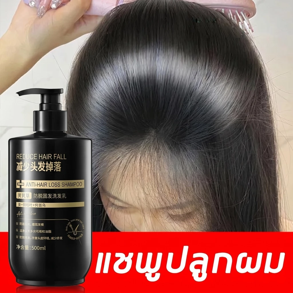 แชมพูขิง ลดผมร่วง บำรุงรากผม เร่งผมยาว ผมแข็งแรง