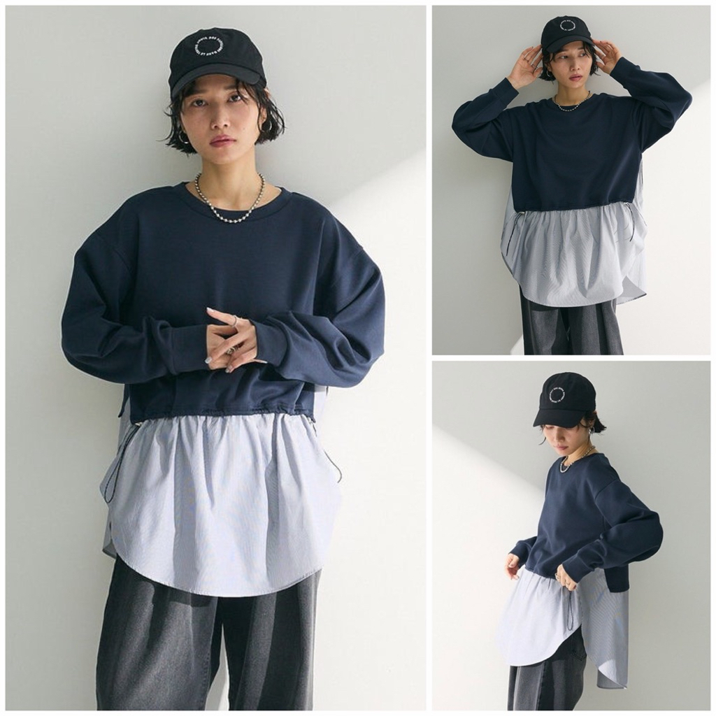 แบรนด์:chocol raffine robe(ป้าย)เสื้อคลุมทรงทูนิคที่ดูดีมีสไตล์ ช่วยให้คุณสนุกกับการแต่งตัวแบบเลเยอร์ได้🇯🇵