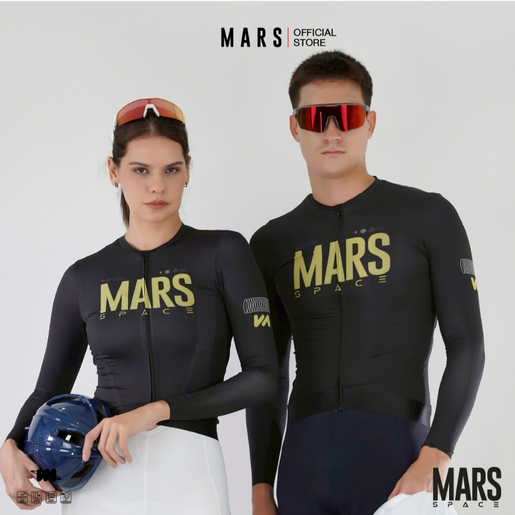 MARS SPACE เสื้อปั่นจักรยาน แขนยาว new collection ใหม่ 💫
