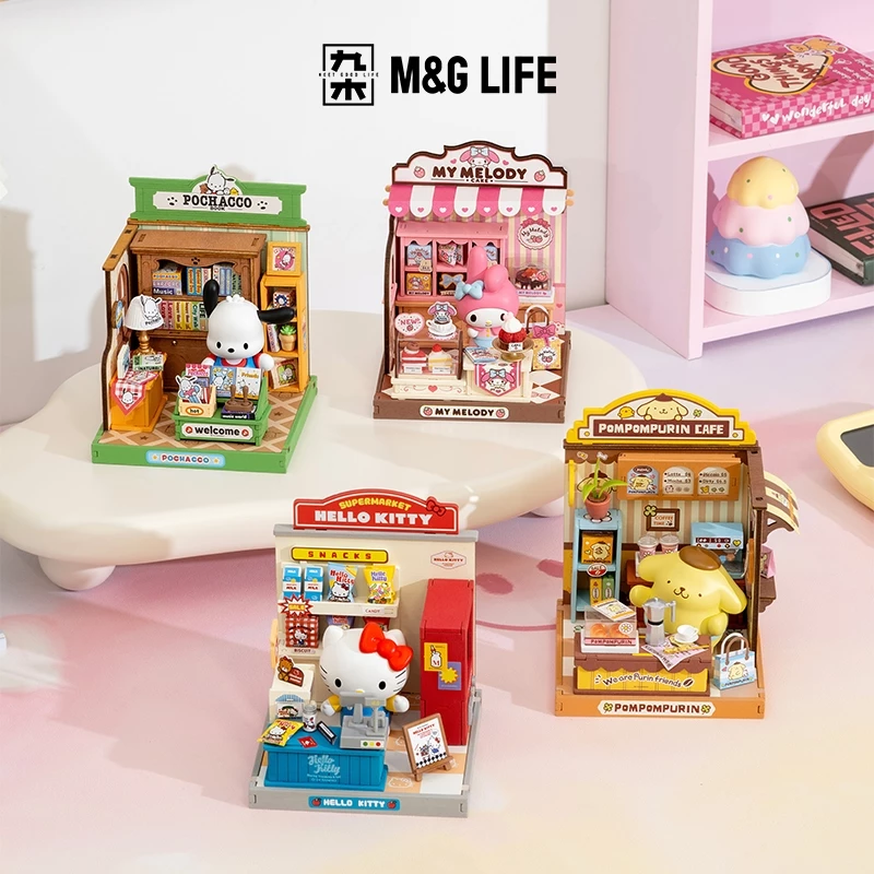 M&G Life x Rolife Sanrio โมเดลบ้านจิ๋วแบบประกอบเอง (DIY)