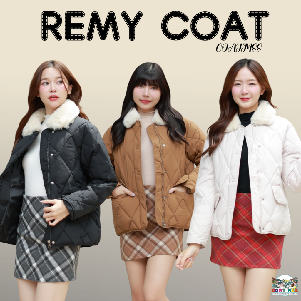 เสื้อกันหนาวลุยหิมะ - 5 องศา แต่งคอเฟอร์ CO178 REMY COAT