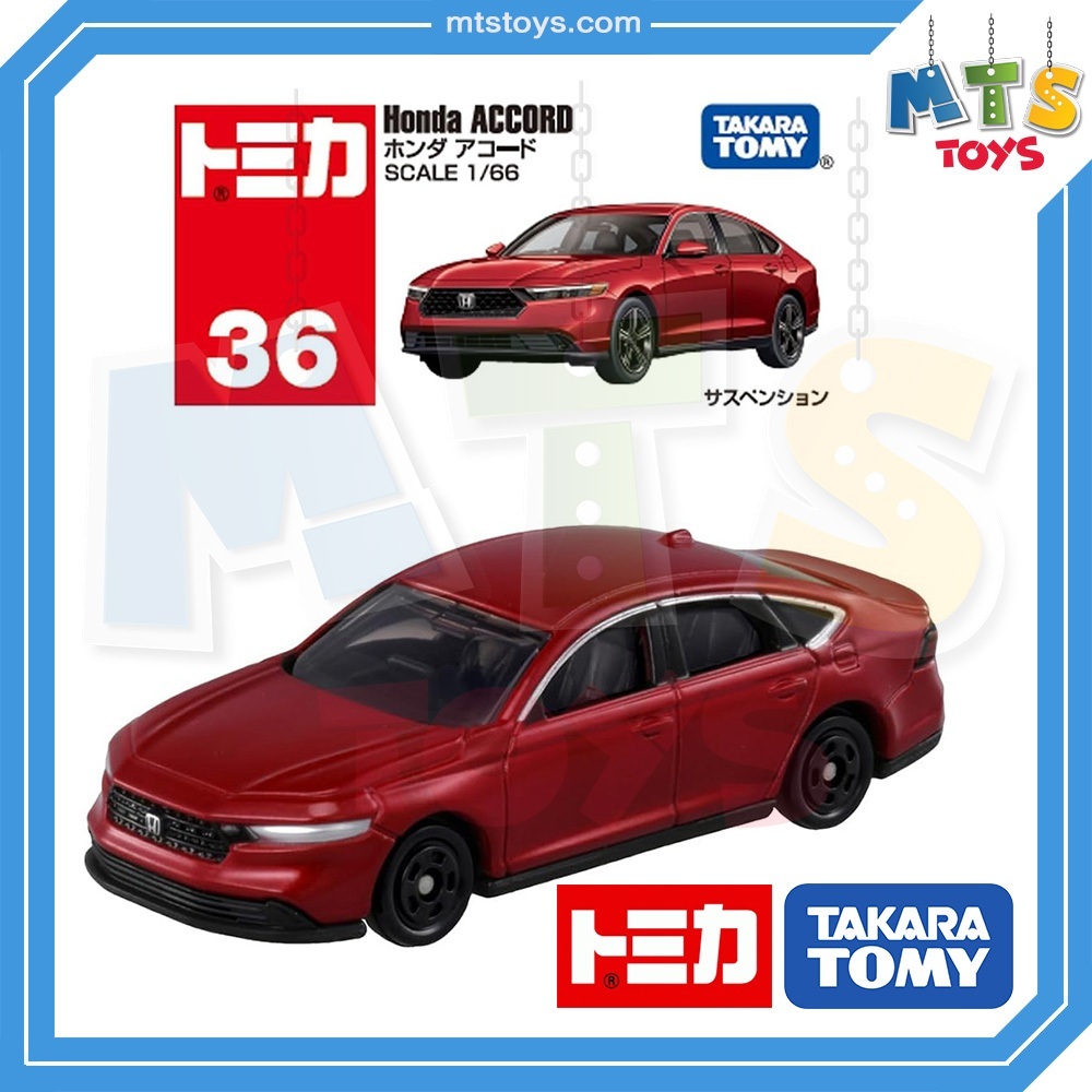 **MTS Toys**Takara Tomy : Tomica no.36 Honda Accord [Red] ของแท้จากญี่ปุ่น