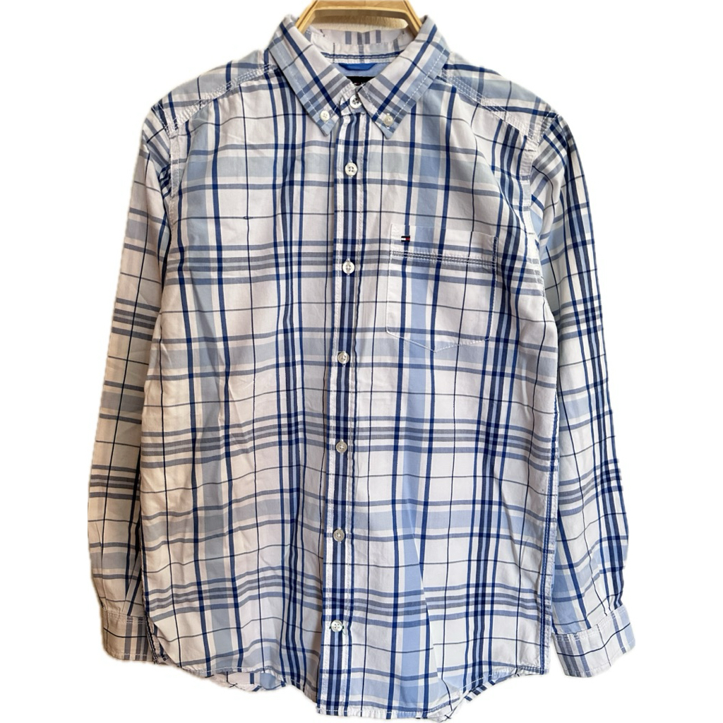Tommy Hilfiger เสื้อเชิ้ตแขนยาว ❗️มือสอง สภาพดี