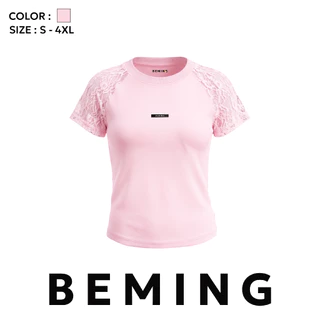 Bemingtop1214(S-4XL)-Bony Babytee - เสื้อยืดเบบี้ทีทรงRaglanดีไซน์แขนสีตัด