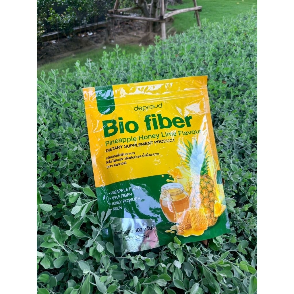 1 ห่อ ดีพราวด์ไบโอไฟเบอร์สัปปะรดน้ำผึ้ง Deproud Bio fiber pineapple honey ไฟเบอร์สัปปะรด fiber