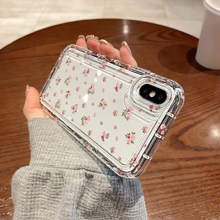 สำหรับ for iPhone 16 11 13 14 17 15 12 Pro Max 6S 7 8 Plus X XR XS MAX SE2022 เคสนิ่มใสถุงลมนิรภัยกันกระแทกการ์ตูนน่ารัก