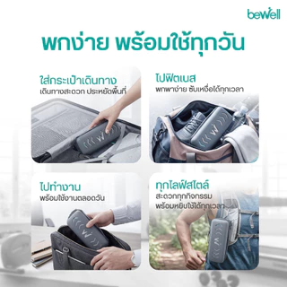 [1 แถม 1] Bewell ผ้าเช็ดตัวแห้งเร็ว รุ่นอัพเกรด พร้อมกล่องเก็บ premium กันน้ำได้ และหูแขวนพกพาสะดวก