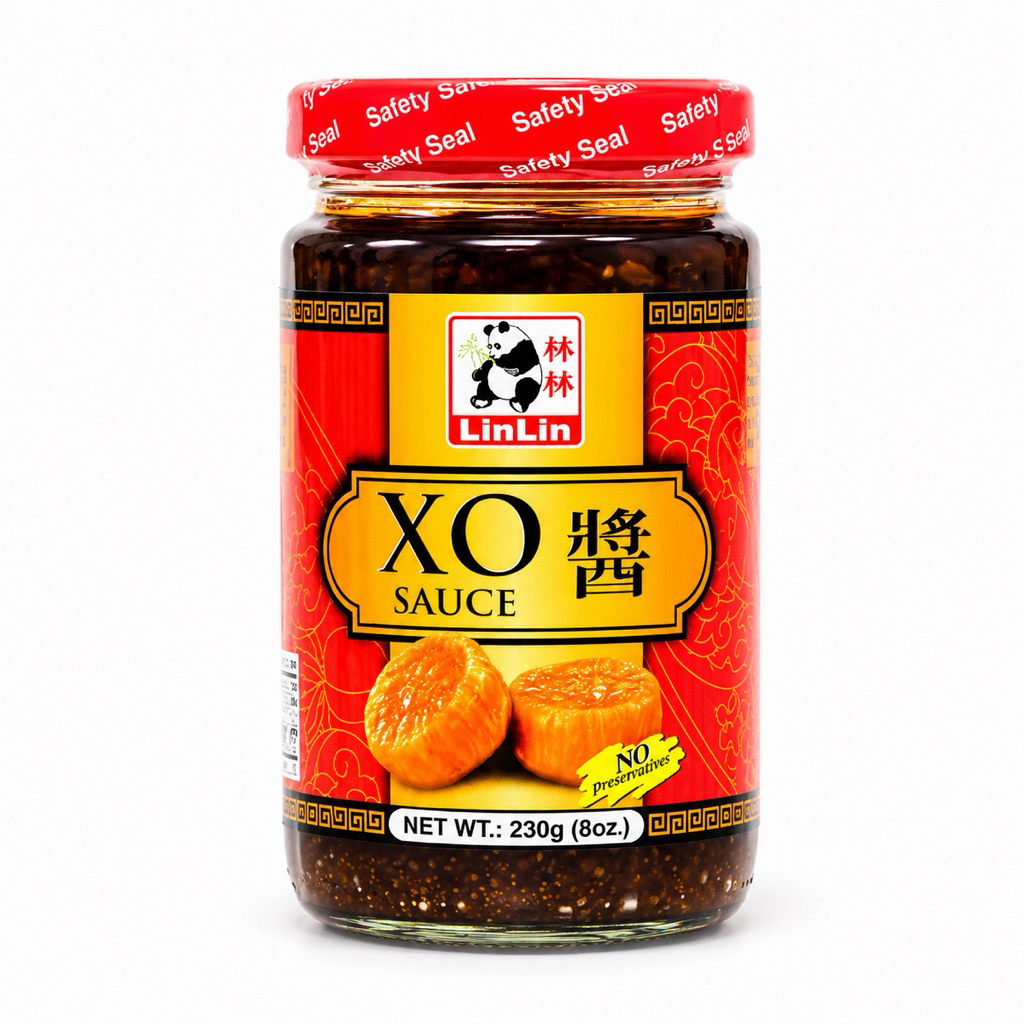 ซอสเอ็กซ์โอ หลิน หลิน 230กรัม ไม่ใส่วัตถุกันเสีย (Lin Lin XO sauce - 230g.) no preservative added