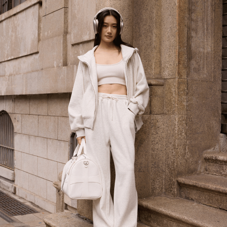 SAC.BKK  ชุดแอร์พอร์ทเซต ผ้าวอร์ม บุขนด้านใน รุ่น EXTRA WARM HOODIE SET