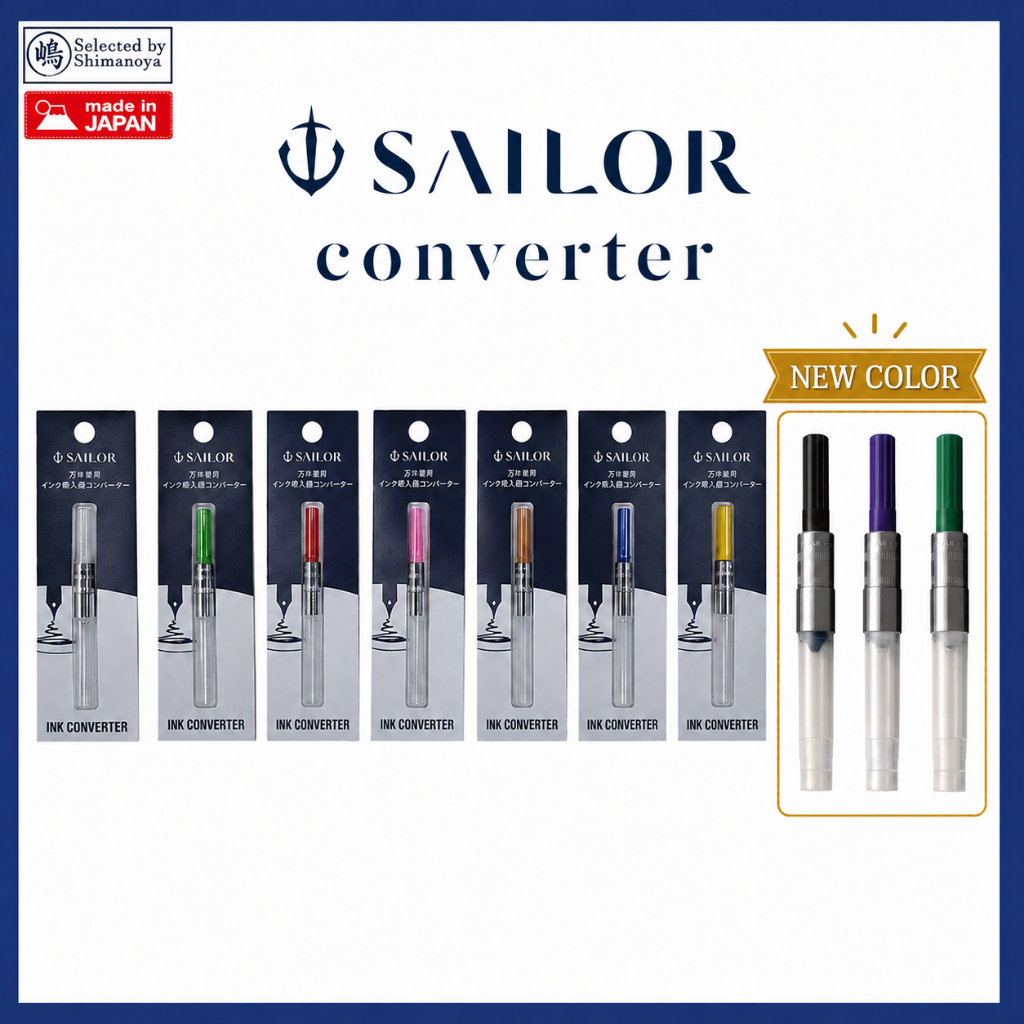 Sailor Fountain Pen Ink Converter Standard Size Stationery direct from Japan